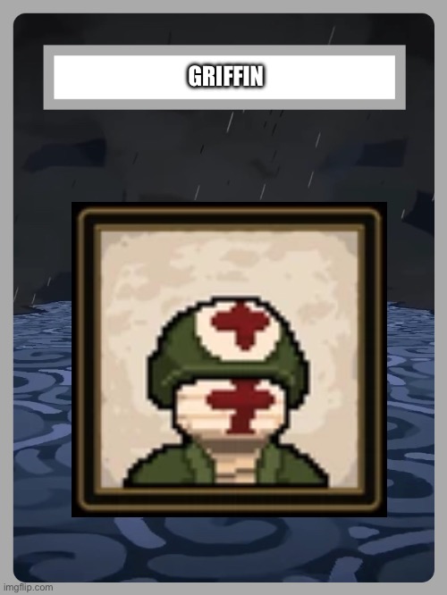 Griffin Card | GRIFFIN | image tagged in brutal orchestra oc characters fools | made w/ Imgflip meme maker