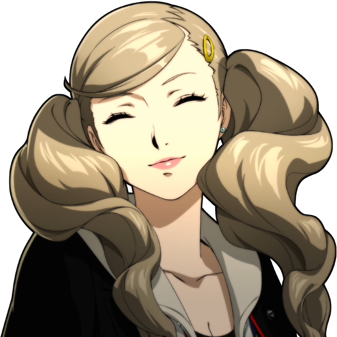 Ann Takamaki Blank Meme Template