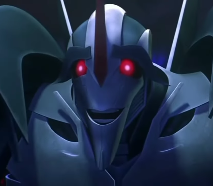 High Quality Starscream Nervous Smile Blank Meme Template