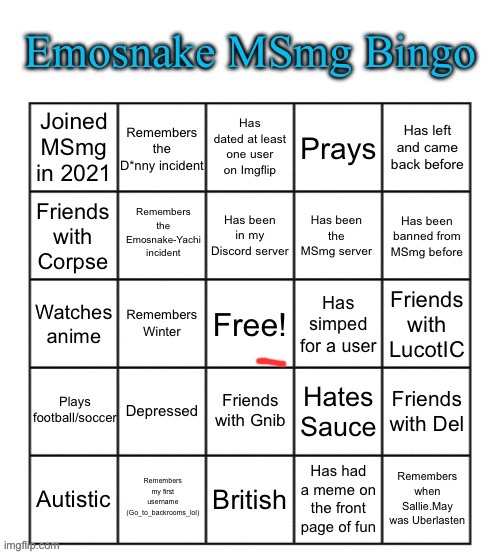 I don’t know how to feel about this | image tagged in emosnake msmg bingo | made w/ Imgflip meme maker