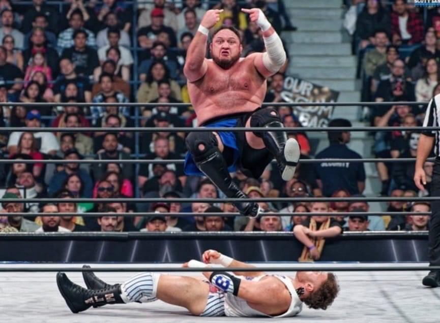 MJF/Samoa Joe Blank Meme Template