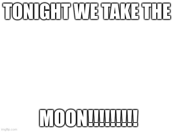 minions | TONIGHT WE TAKE THE; MOON!!!!!!!!! | image tagged in memes | made w/ Imgflip meme maker
