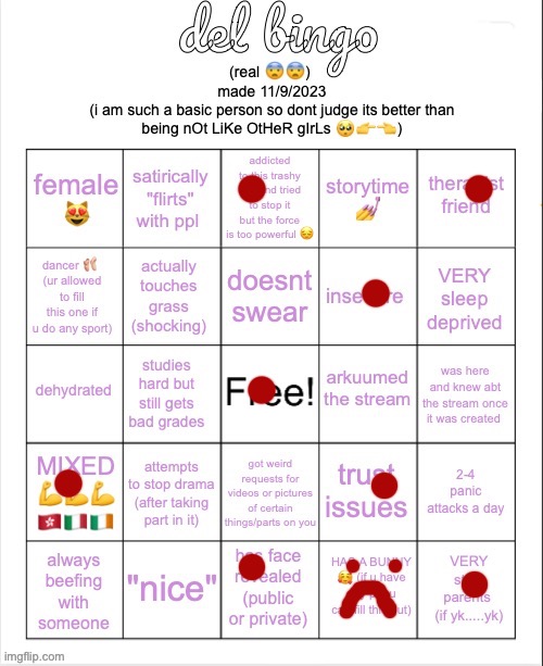 About the sad face in has a bunny she died a year ago, I still miss her | image tagged in del bingo real | made w/ Imgflip meme maker