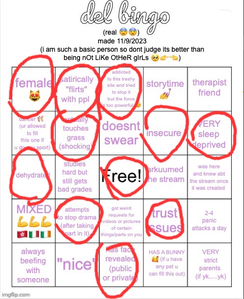 pluh | image tagged in del bingo real | made w/ Imgflip meme maker