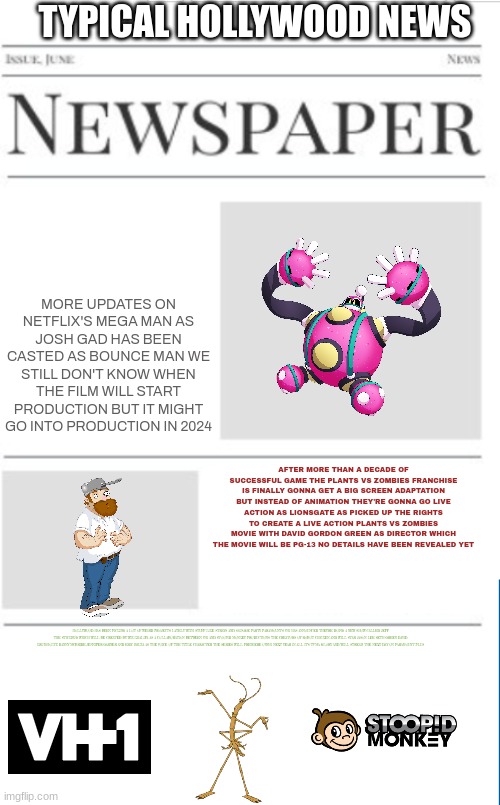 typical hollywood news volume 44 Blank Meme Template