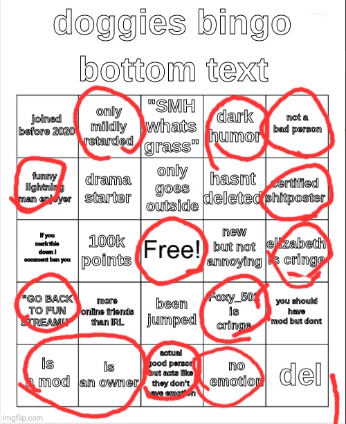 image tagged in doggies msmg bingo | made w/ Imgflip meme maker