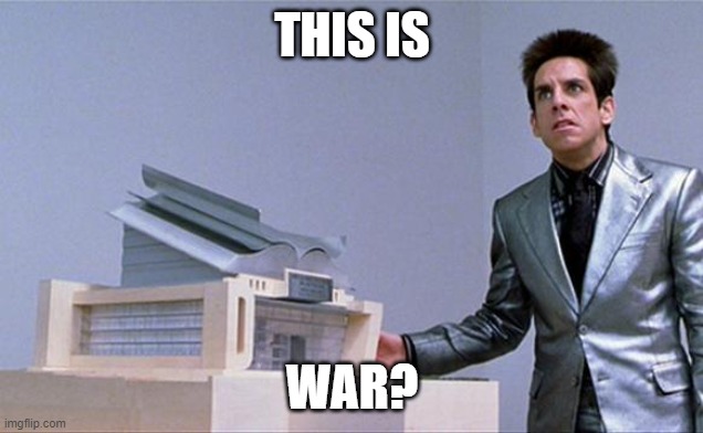 A center for ants? | THIS IS; WAR? | image tagged in a center for ants | made w/ Imgflip meme maker