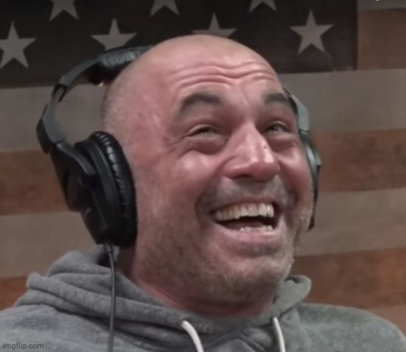 joe rogan laugh | image tagged in joe rogan laugh | made w/ Imgflip meme maker