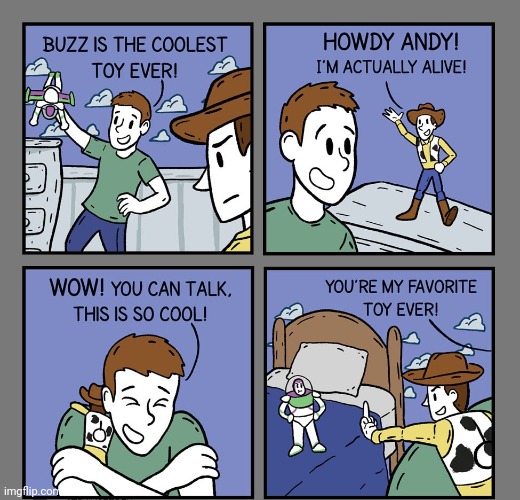 Toy Story | image tagged in toy,woody,buzz lightyear,toy story,comics,comics/cartoons | made w/ Imgflip meme maker
