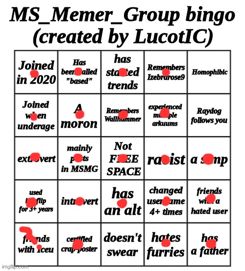 I FORGOT ABOUT IZE FOR A HOT SECOND | image tagged in msmg bingo - by lucotic | made w/ Imgflip meme maker