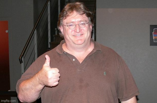 Gabe Newell | image tagged in gabe newell | made w/ Imgflip meme maker