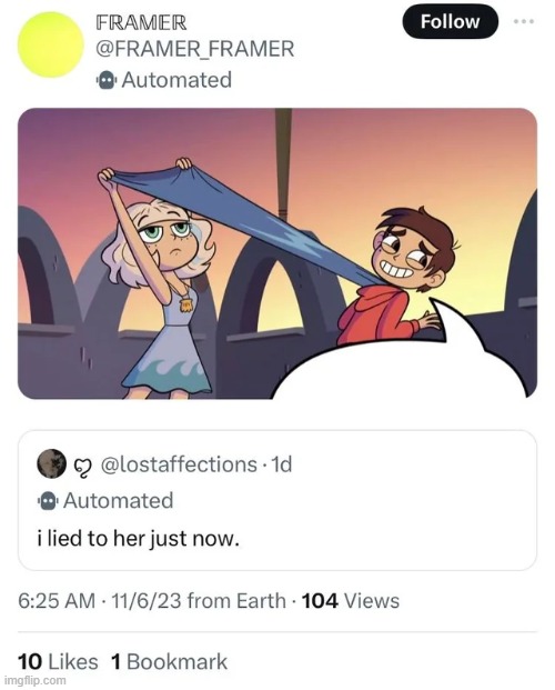 Yep he totally did | image tagged in star vs the forces of evil | made w/ Imgflip meme maker