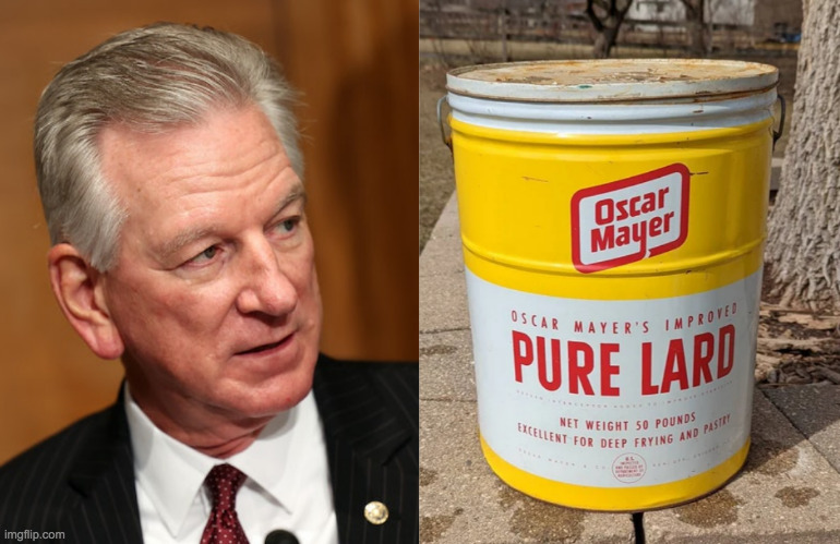 It's the same picture. | image tagged in memes,tuberville,lard | made w/ Imgflip meme maker