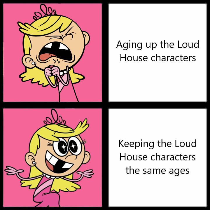 Lola Loud Like/Dislike Blank Meme Template
