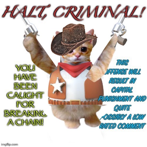 Fat gato cowboy Blank Meme Template