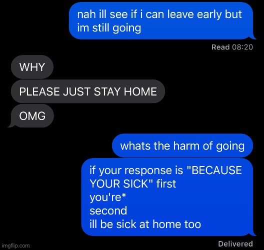 me and dark casually talking | made w/ Imgflip meme maker