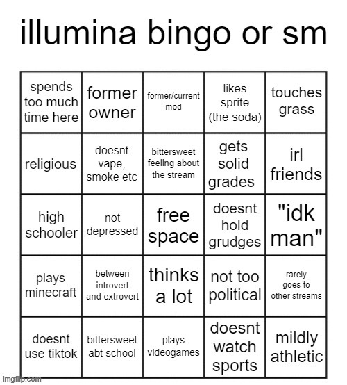 illumina bingo v2 | image tagged in illumina bingo v2 | made w/ Imgflip meme maker