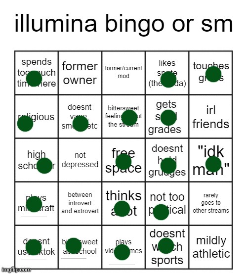 illumina bingo v2 | image tagged in illumina bingo v2 | made w/ Imgflip meme maker
