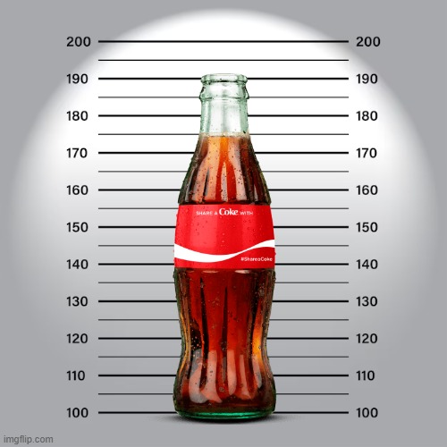if you dont get the joke, coca cola is actually BLACK. | image tagged in mugshot | made w/ Imgflip meme maker