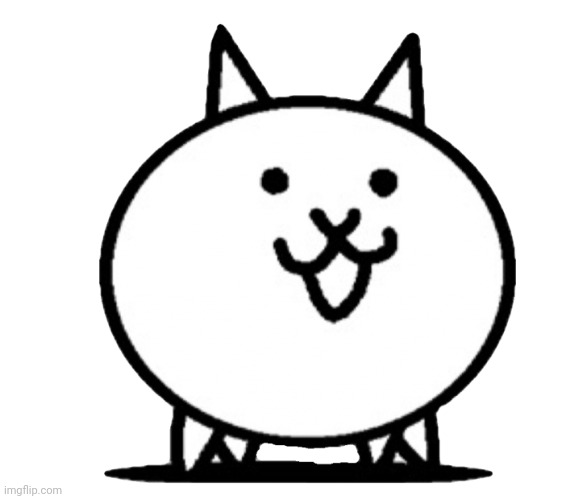 Battle Cats Basic Cat | image tagged in battle cats basic cat | made w/ Imgflip meme maker