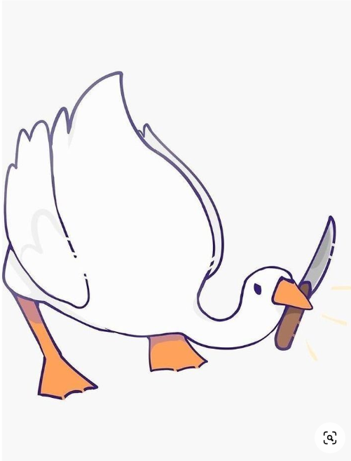 High Quality Duck With A Knife Blank Meme Template