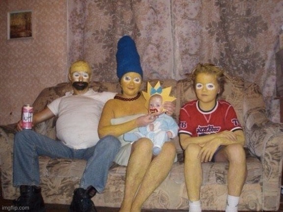 AHHH!!! | image tagged in the simpsons,cursed image,cursed | made w/ Imgflip meme maker