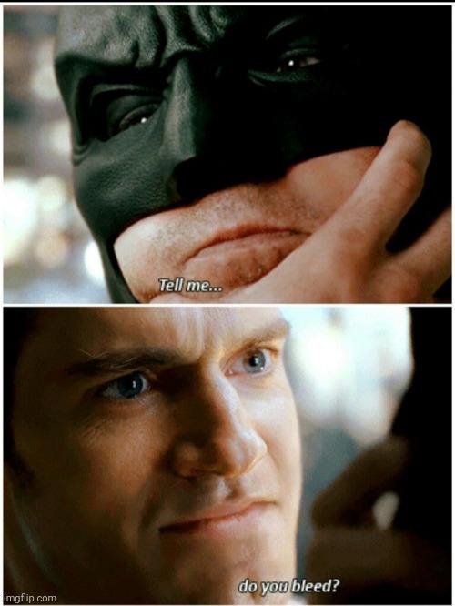 Do You Bleed | image tagged in do you bleed | made w/ Imgflip meme maker