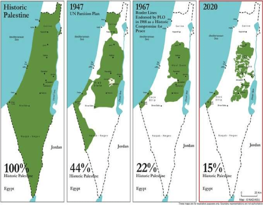 High Quality Palestine map Blank Meme Template