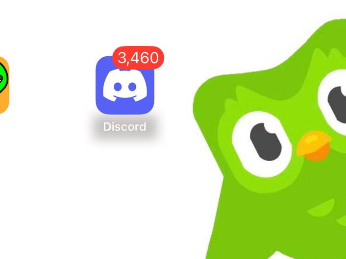 Duolingo hacked my discord Blank Meme Template