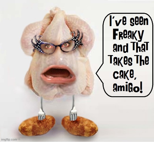 Mrs. Potato Feet | image tagged in vince vance,turkey,memes,freaky,potato,comics | made w/ Imgflip meme maker