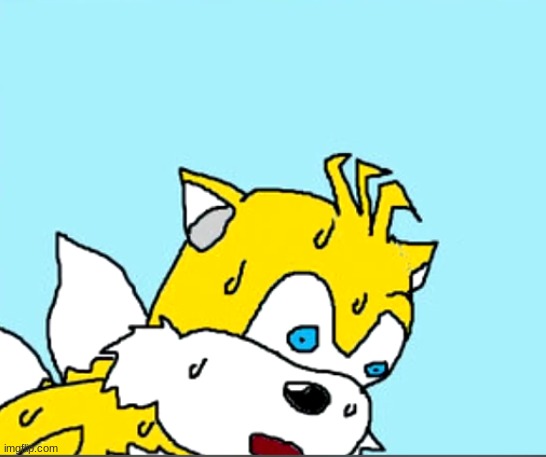 tails sweat | image tagged in tails sweat | made w/ Imgflip meme maker