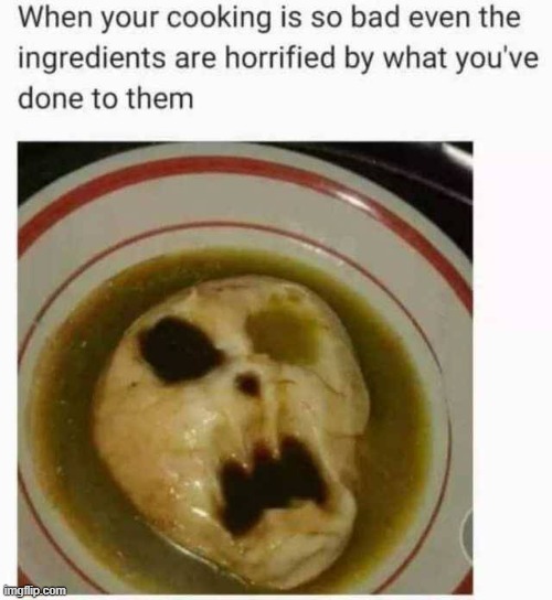 image tagged in vince vance,mashed potatoes,gravy,food memes,skull,cooking | made w/ Imgflip meme maker