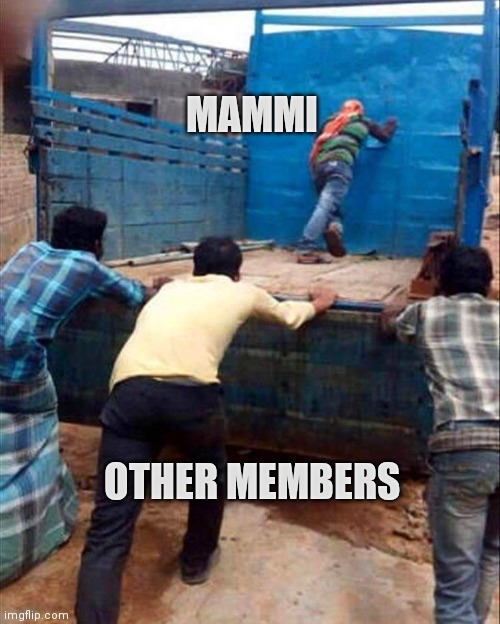 Diwali ki Safai...? | MAMMI; OTHER MEMBERS | image tagged in truck push | made w/ Imgflip meme maker