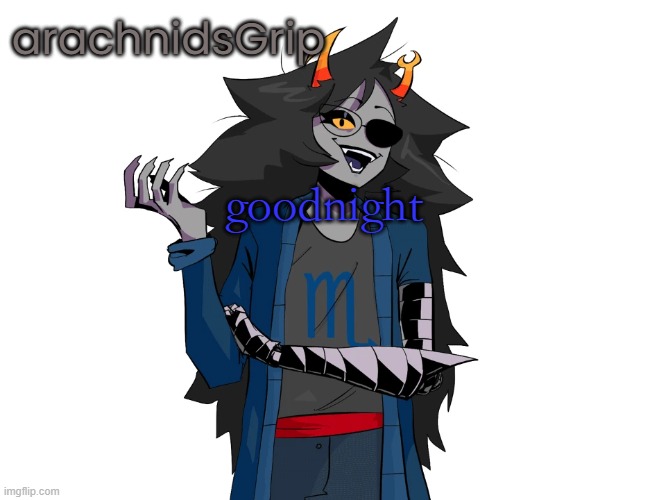 AG announcement temp | goodnight | image tagged in ag announcement temp | made w/ Imgflip meme maker