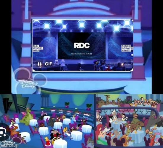 The House of Mouse watch The Roblox Innovation Awards 2023 | image tagged in waltdisney | made w/ Imgflip meme maker