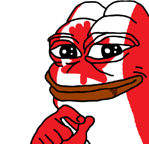High Quality Canada Pepe Blank Meme Template