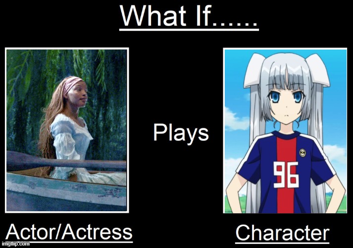 what if halle bailey plays miss monochrome | image tagged in what if actor plays this character,anime,what if,hollywood,movies | made w/ Imgflip meme maker