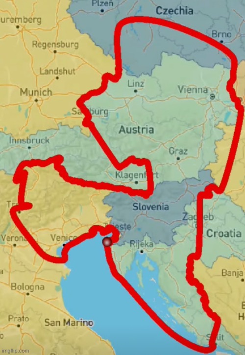 Name this empire (I would name it Czechia-Slovenia | made w/ Imgflip meme maker