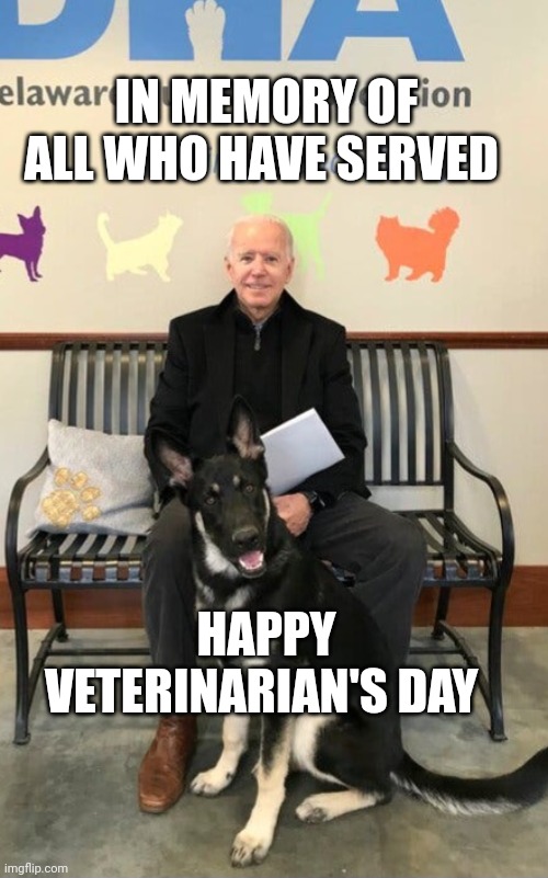 Joe biden | IN MEMORY OF ALL WHO HAVE SERVED; HAPPY VETERINARIAN'S DAY | image tagged in veterans day | made w/ Imgflip meme maker