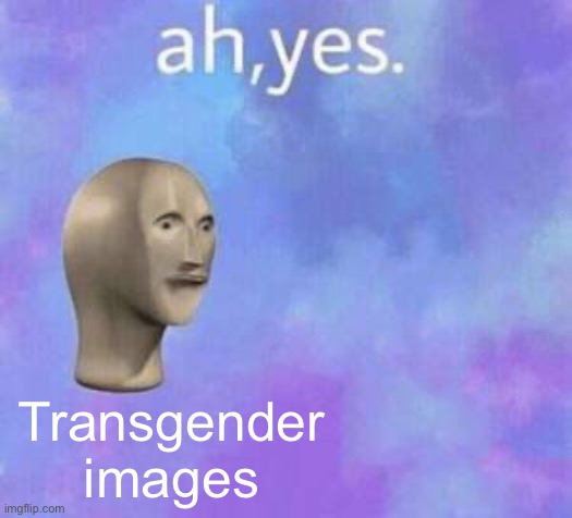 Ah yes | Transgender images | image tagged in ah yes | made w/ Imgflip meme maker