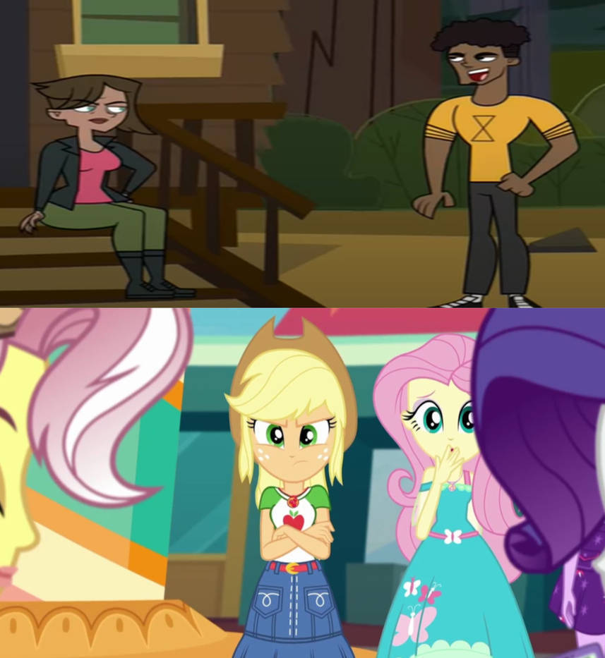 Applejack's jealousy of Karol X James Blank Meme Template