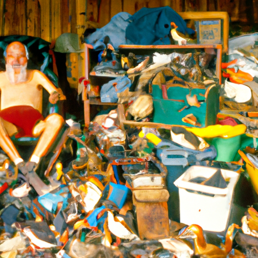 High Quality Redneck hoarder photograph from national geographic magazine Blank Meme Template