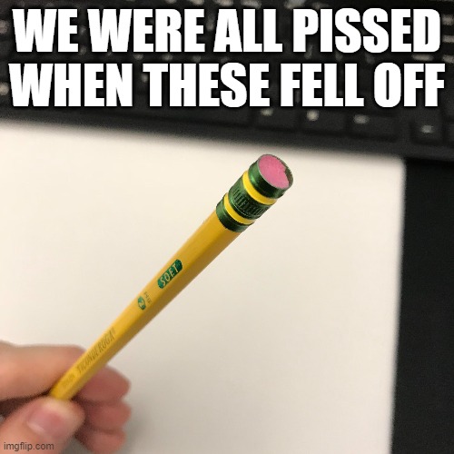 fr tho | WE WERE ALL PISSED WHEN THESE FELL OFF | image tagged in school,funny | made w/ Imgflip meme maker