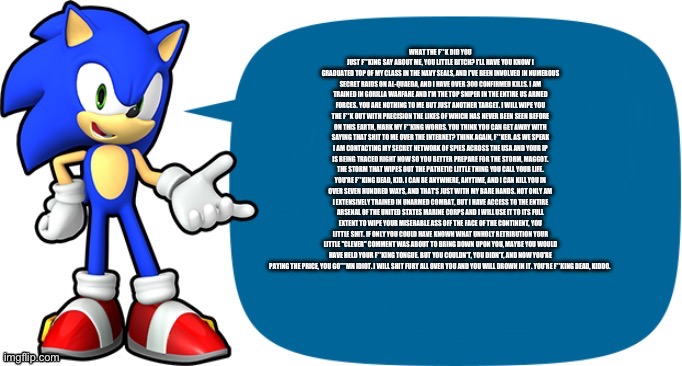 WHAT THE F**K DID YOU JUST F**KING SAY ABOUT ME, YOU LITTLE BITC | image tagged in what the f k did you just f king say about me you little bitc | made w/ Imgflip meme maker