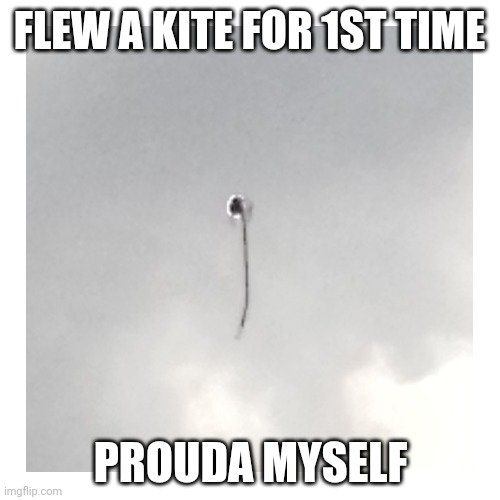bye | FLEW A KITE FOR 1ST TIME; PROUDA MYSELF | image tagged in memes,kite,funny | made w/ Imgflip meme maker