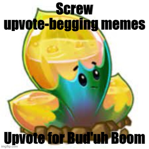 buduh boom | Screw upvote-begging memes; Upvote for Bud'uh Boom | image tagged in buduh boom | made w/ Imgflip meme maker