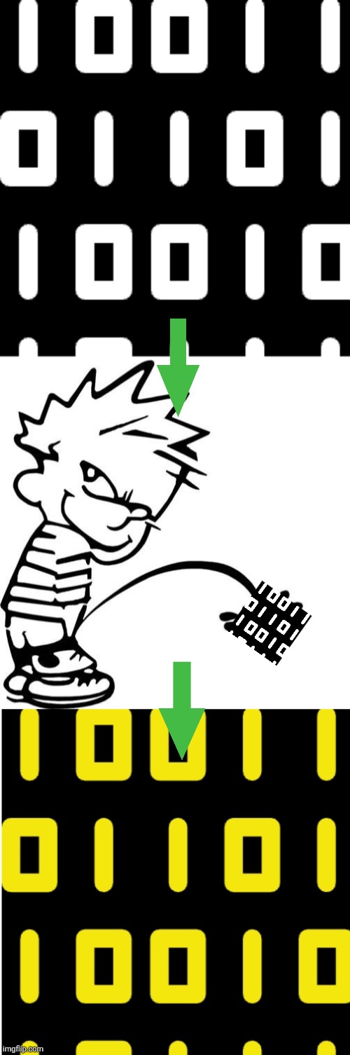 image tagged in calvin peeing | made w/ Imgflip meme maker