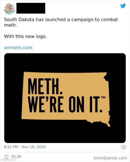 how did no one catch this. | image tagged in you had one job,meth | made w/ Imgflip meme maker