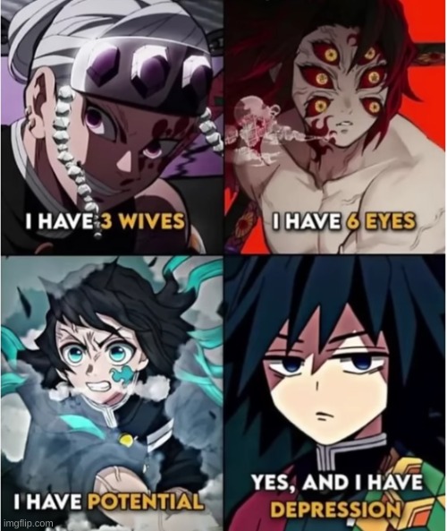 another meme | image tagged in demon slayer,memes | made w/ Imgflip meme maker