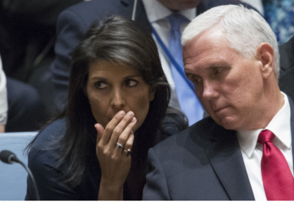Haley and Pence Blank Meme Template